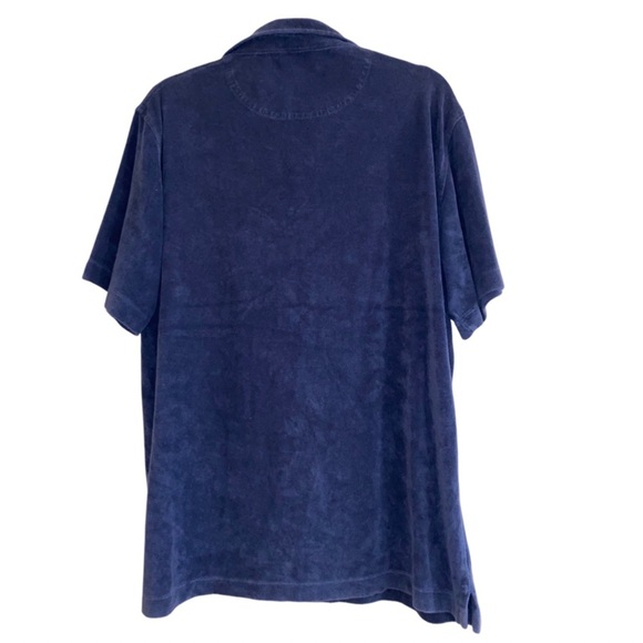 STRONG BOALT The Terry Cloth Polo Blue - Picture 2 of 4